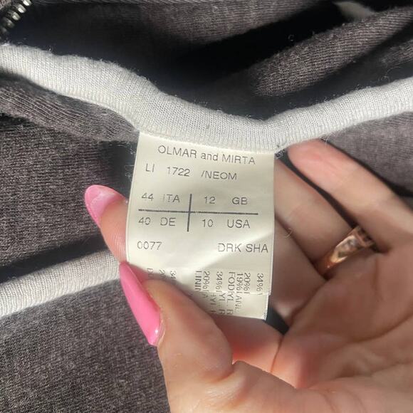 Rick Owens Lilies x Olmar and Mirta Viscose Wool Jacket Horizontal Zipper RARE - Picture 6 of 10